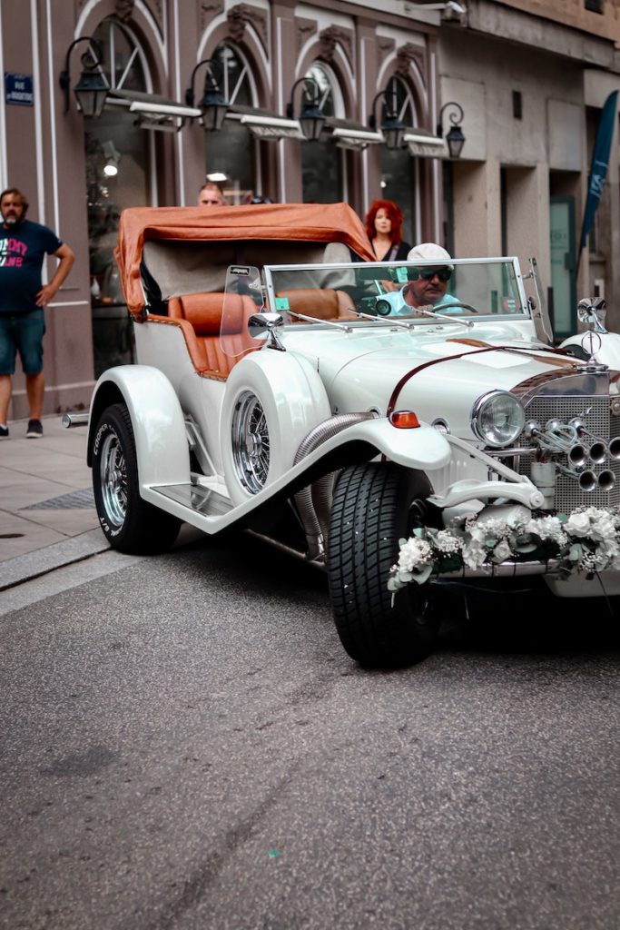 décoration voiture de mariage