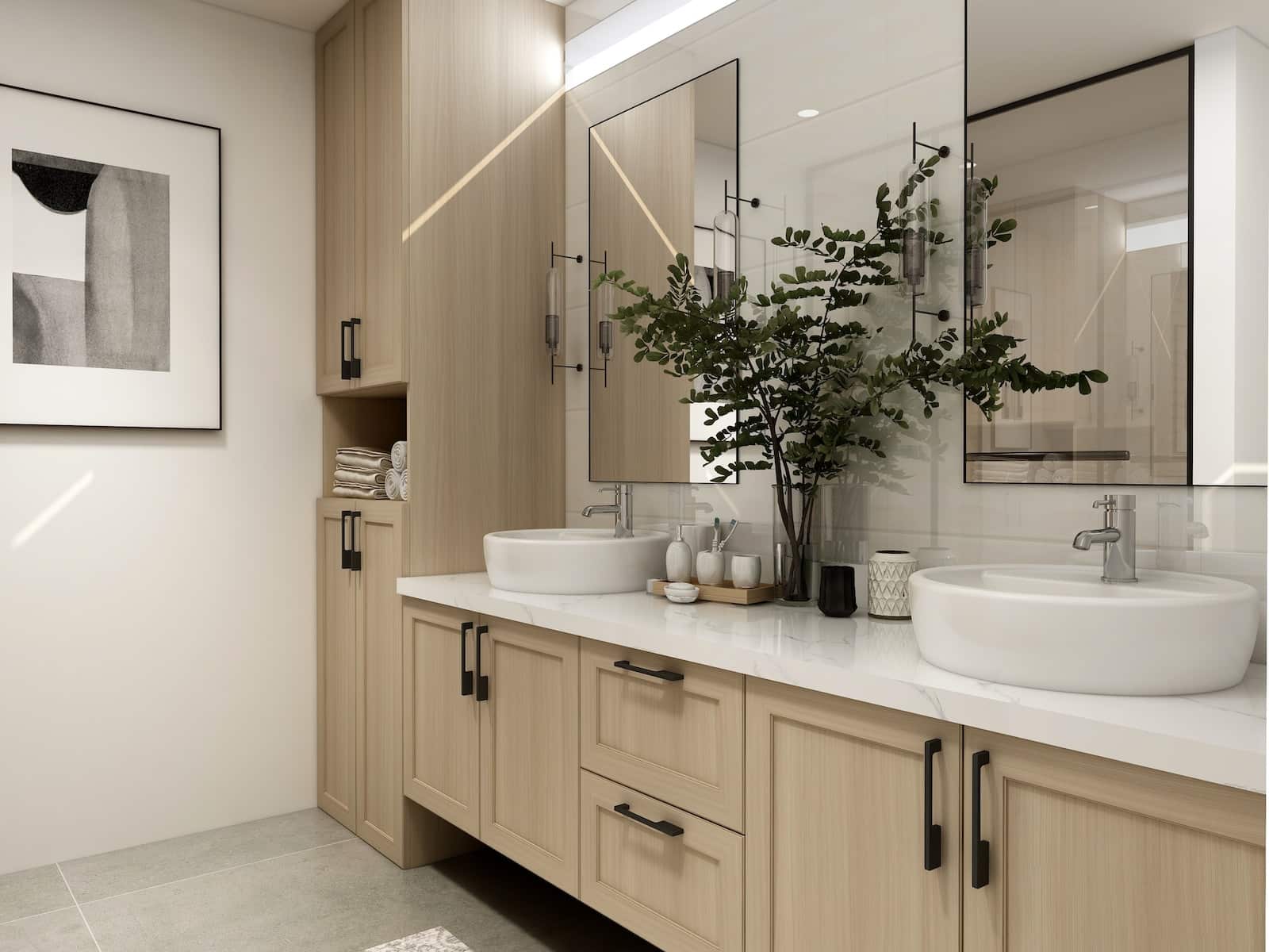 couleurs pour salle de bain