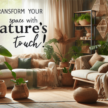 Décorer avec des matériaux naturels : tendances et conseils