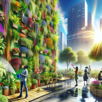 Le jardin vertical : une solution écologique pour optimiser les espaces réduits