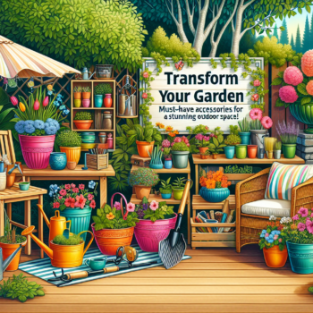 Les indispensables accessoires de jardin pour embellir votre espace extérieur