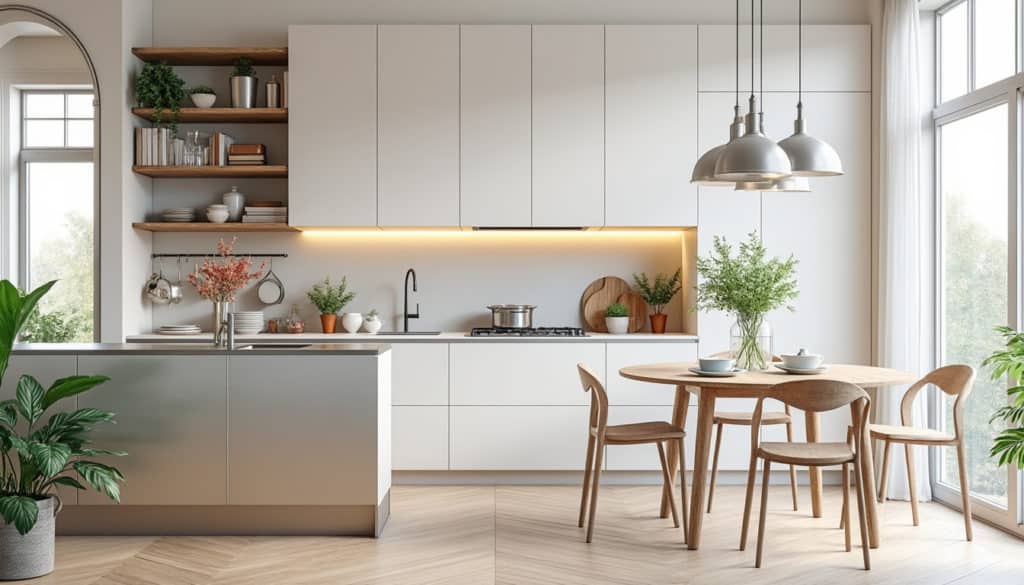 découvrez nos astuces pratiques et créatives pour agrandir visuellement votre petite cuisine. apprenez à optimiser l'espace, choisir les couleurs harmonieuses et utiliser l'éclairage pour créer une atmosphère spacieuse et accueillante.
