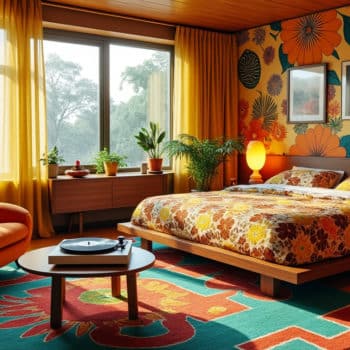 Créer une chambre vintage inspirée des années 70