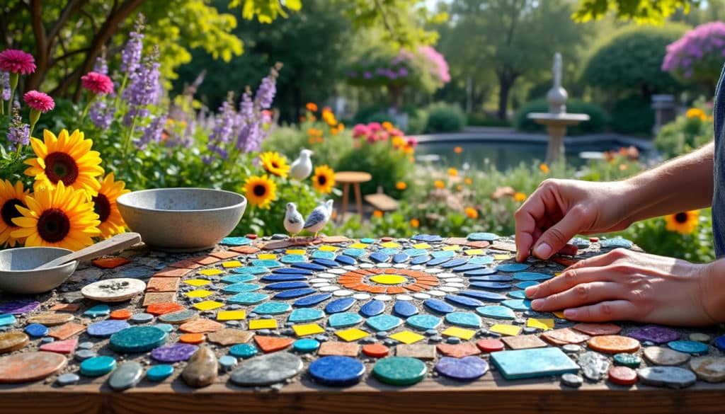 explorez les multiples techniques pour concevoir une mosaïque de jardin raffinée. apprenez les astuces essentielles pour harmoniser les couleurs, choisir les matériaux et réaliser des motifs uniques qui embelliront votre espace extérieur.