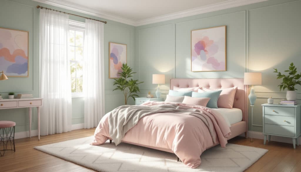 découvrez des idées inspirantes pour décorer votre chambre avec des tons pastel doux et apaisants. transformez votre espace de vie en un havre de paix avec des palettes de couleurs délicates, des accessoires élégants et des astuces de décoration pour un intérieur harmoniueux et chaleureux.
