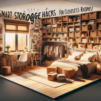 Idées de rangement astucieux pour les chambres sans placard