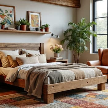 Idées pour une chambre avec des objets de récup’