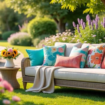 Les avantages des coussins d’extérieur pour embellir votre jardin