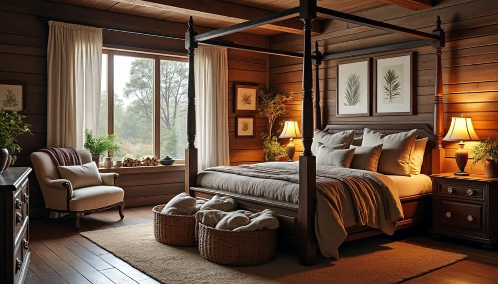 découvrez les essentiels pour aménager une chambre au style rustique, alliant confort et authenticité. inspirez-vous de notre sélection d'éléments décoratifs, de meubles en bois massif et d'accessoires chaleureux pour créer un cocon intemporel et accueillant.