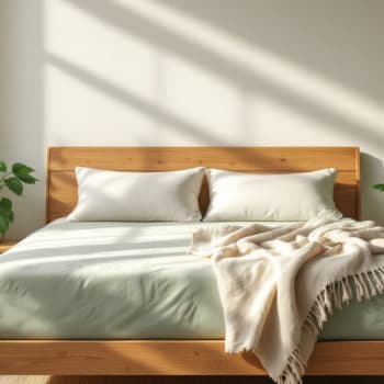 Les meilleures options de literie pour une chambre écologique