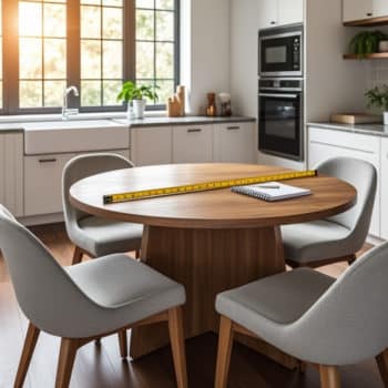 Comment choisir la bonne taille de table pour sa cuisine