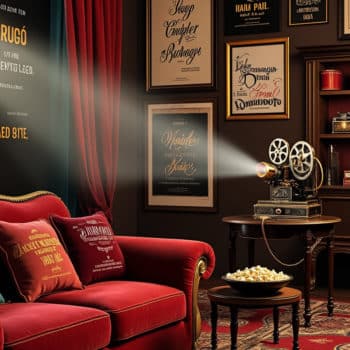 Comment réussir une décoration sur le thème du cinéma ?