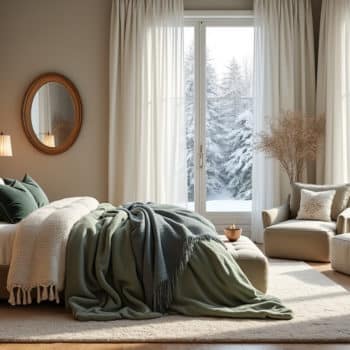 Créer une chambre cocooning pour l’hiver