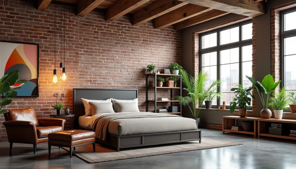 transformez votre espace en une chambre au style loft industriel avec des éléments modernes et authentiques. découvrez des conseils de décoration, des matériaux bruts et des idées d'agencement pour créer une atmosphère à la fois élégante et accueillante.