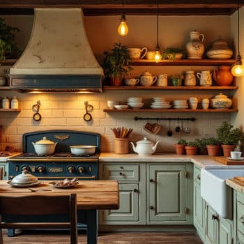 Créer une cuisine vintage avec des matériaux anciens