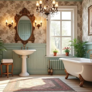 Décorer sa salle de bain avec un style vintage