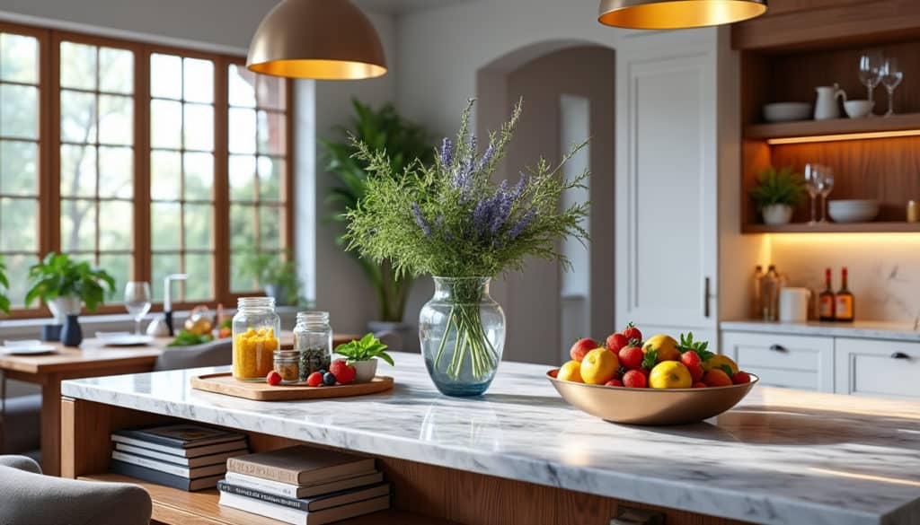 découvrez comment les accessoires déco peuvent métamorphoser votre cuisine ouverte. explorez une sélection d'objets tendance et astuces pour allier esthétique et fonctionnalité, et créez un espace chaleureux et accueillant.
