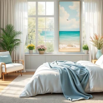 Les meilleures astuces pour rafraîchir la déco de votre chambre en été