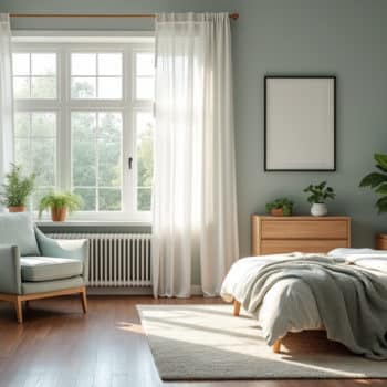 Les meilleures couleurs pour une chambre orientée nord