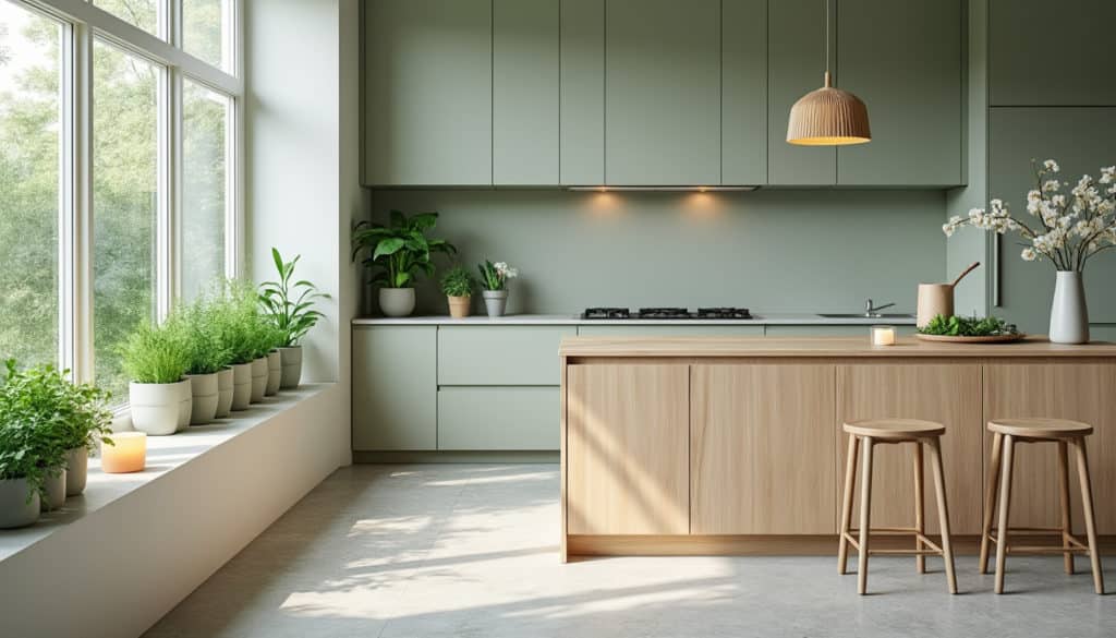 découvrez les meilleures couleurs pour créer une ambiance zen dans votre cuisine. optez pour des teintes apaisantes et harmonieuses qui favoriseront la sérénité et le bien-être dans votre espace culinaire.