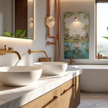 Plomberie décorative : allier esthétisme et fonctionnalité dans votre intérieur