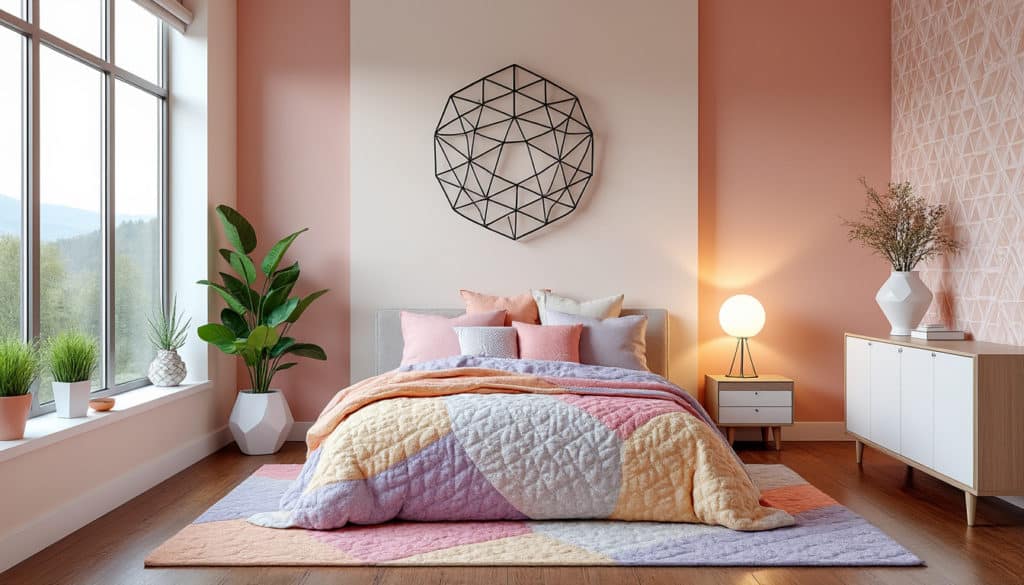 découvrez des conseils et astuces pour décorer une chambre avec des éléments géométriques. apprenez à harmoniser les formes et les couleurs pour créer un espace moderne et stylé qui reflète votre personnalité.