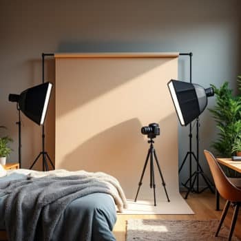 Comment transformer une chambre en studio photo ?