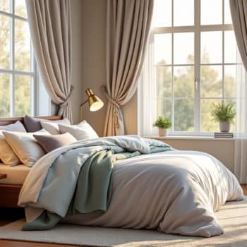 Créer une chambre cosy avec des rideaux épais