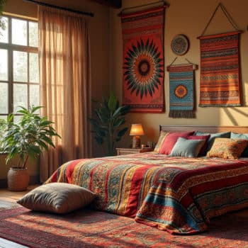 Créer une chambre d’inspiration ethnique