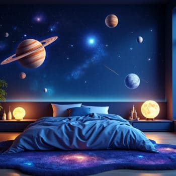 Idées pour une chambre sur le thème de l’espace