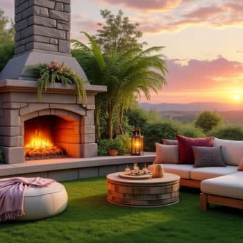 Les avantages des cheminées extérieures pour votre jardin