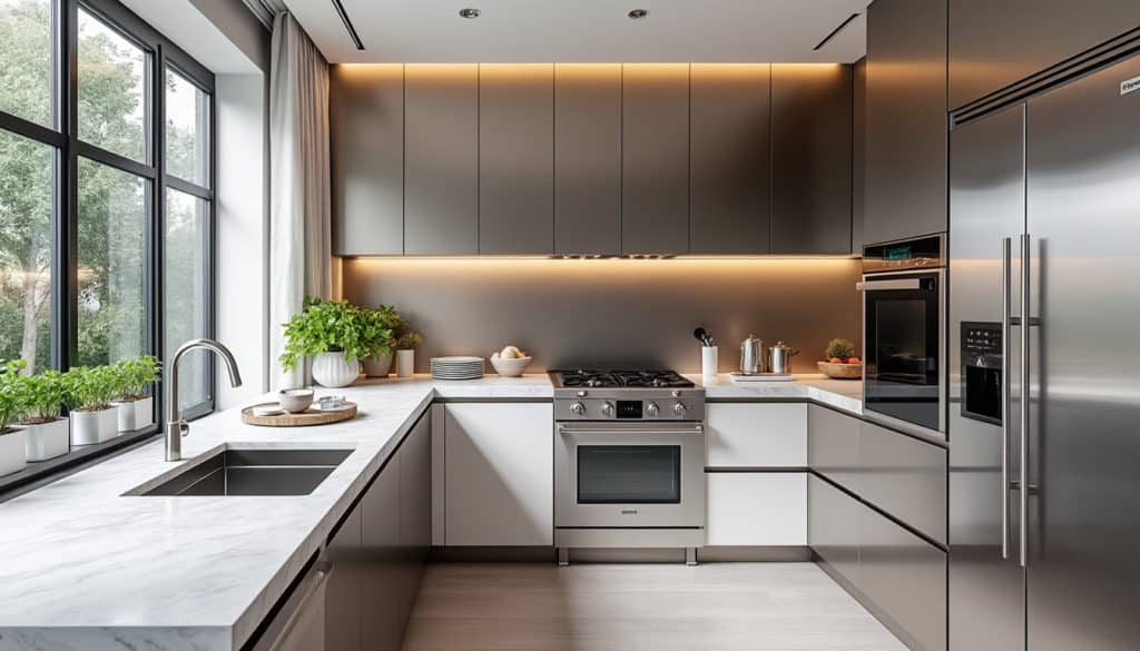découvrez comment les crédences métalliques apportent une touche moderne et élégante à votre cuisine. alliant style contemporain et praticité, ces revêtements offrent une protection optimale tout en transformant l'esthétique de votre espace culinaire.