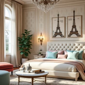 Les indispensables pour une chambre d’inspiration Parisienne