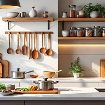 Les meilleures façons d’exposer ses ustensiles en cuisine