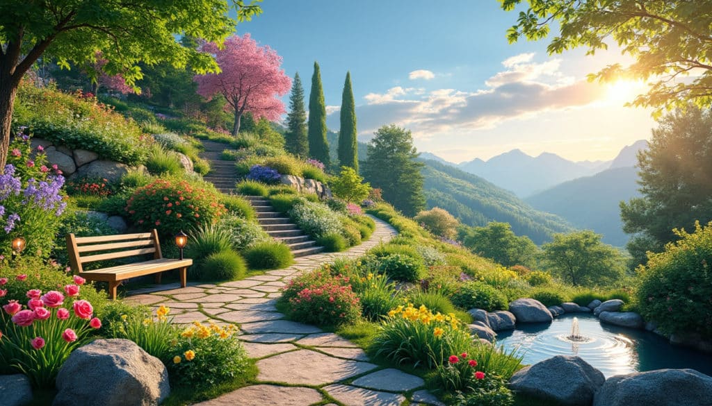 découvrez nos conseils et astuces pratiques pour aménager un jardin en pente. maximisez l'espace et créez un espace extérieur harmonieux et esthétique, quel que soit votre terrain.
