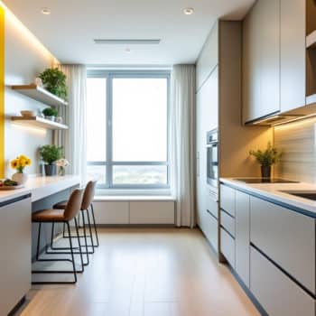 Comment aménager une cuisine dans une pièce étroite