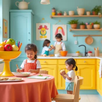 Créer une cuisine adaptée aux enfants : astuces et conseils