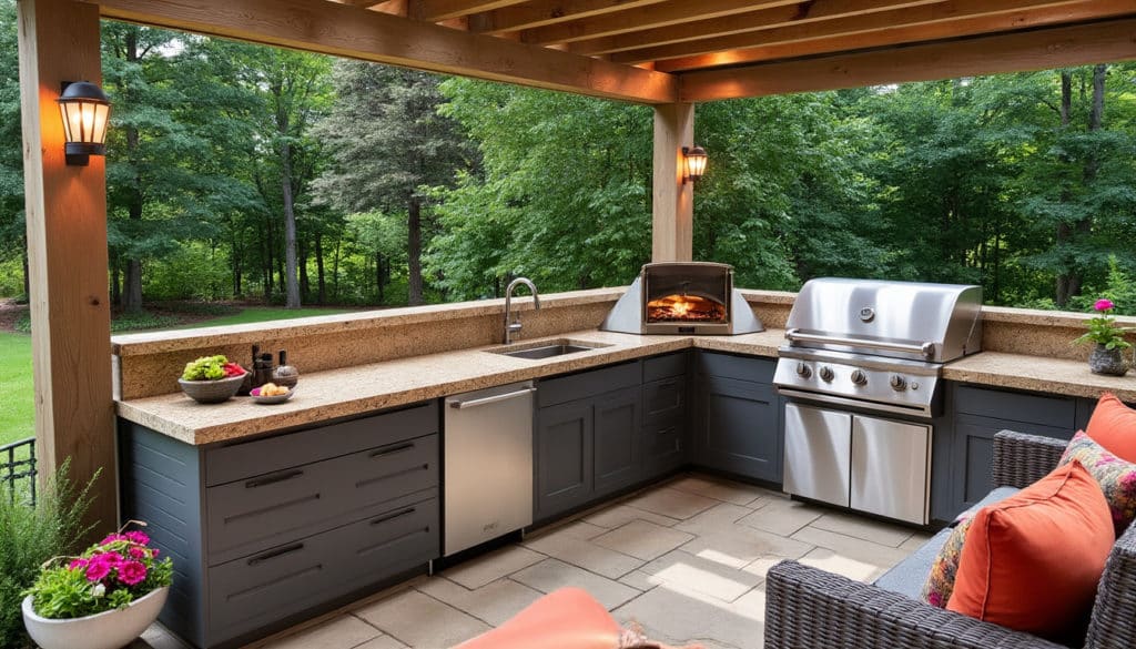 découvrez comment créer une cuisine extérieure résiliente en choisissant des matériaux durables et esthétiques. profitez de vos repas en plein air tout en garantissant la longévité et la fonctionnalité de votre espace culinaire extérieur.