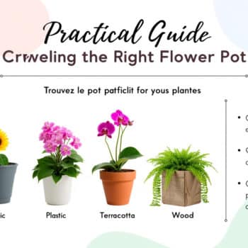 Guide pratique pour choisir le bon bac à fleurs