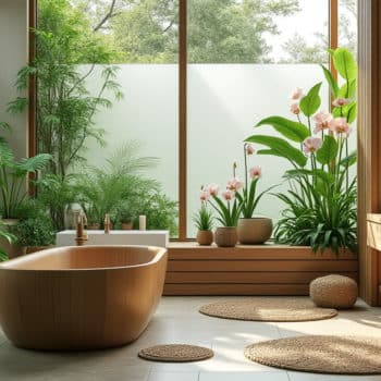 Inviter la nature dans votre salle de bain: conseils et astuces