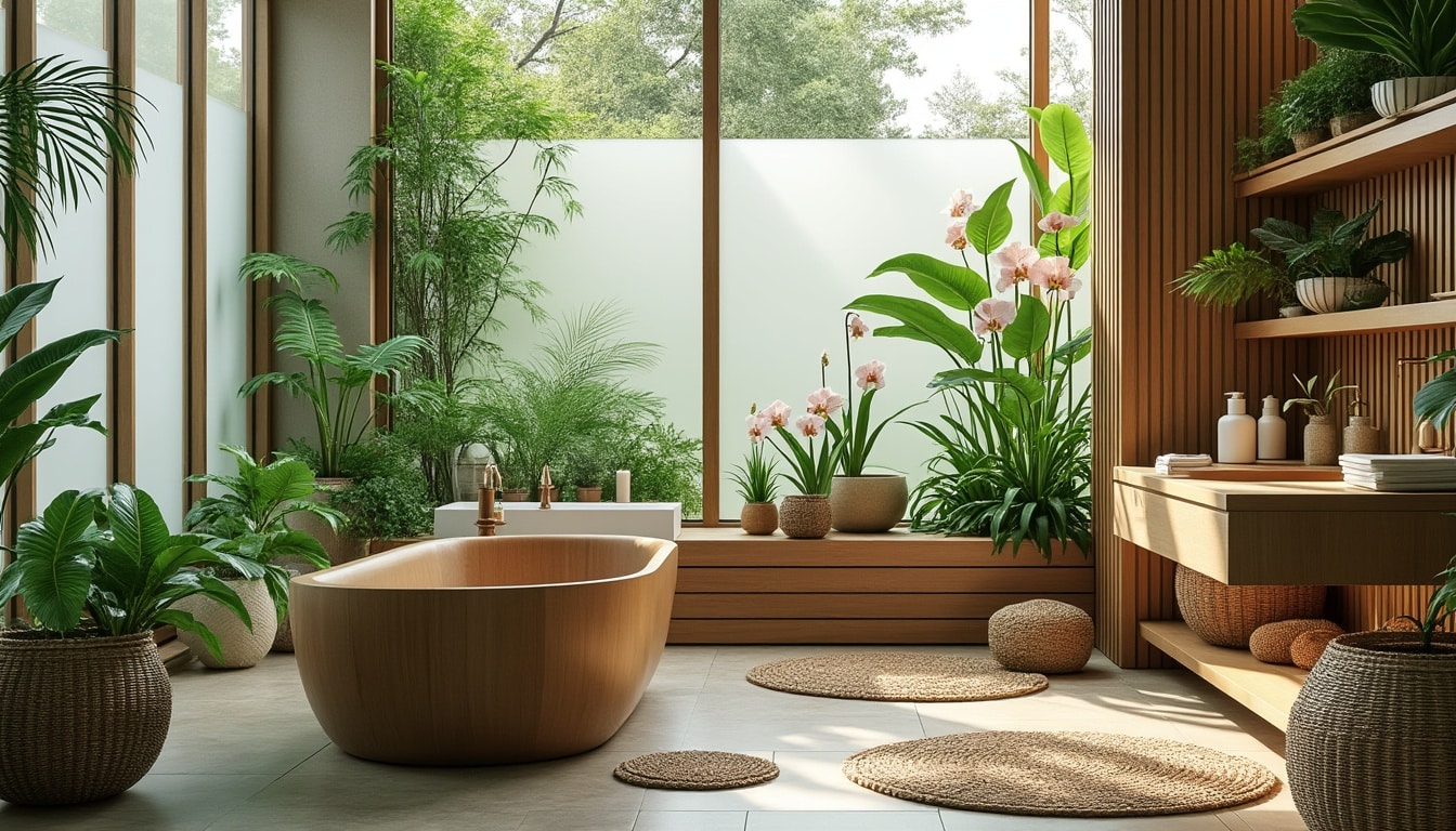 salle de bain style nature