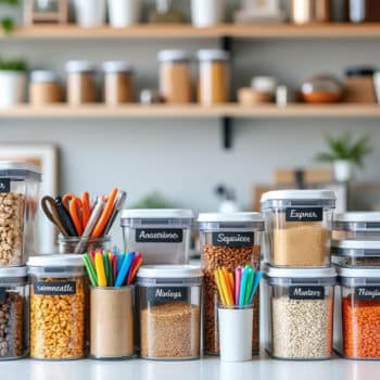Les avantages des récipients de rangement pour une organisation efficace
