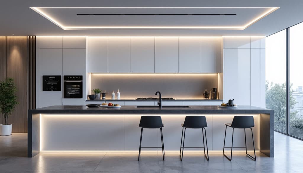 découvrez comment les luminaires connectés transforment votre cuisine en un espace intelligent et fonctionnel. optimisez l'éclairage de votre cuisine avec des solutions innovantes qui s'adaptent à vos besoins et à votre style de vie.