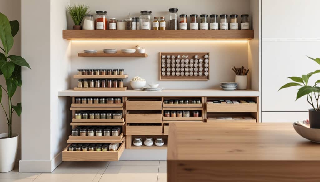 découvrez des idées ingénieuses pour organiser vos épices dans la cuisine. optimisez votre espace avec des solutions pratiques et esthétiques qui facilitent l'accès à vos condiments préférés tout en ajoutant une touche de style à votre intérieur.