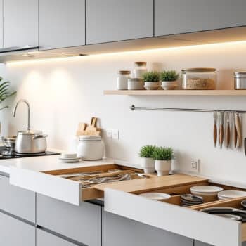 Les solutions pour une cuisine sans encombrement