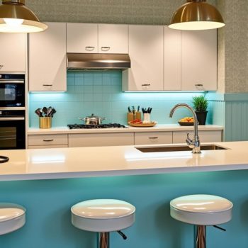 Créer une ambiance rétro dans une cuisine moderne