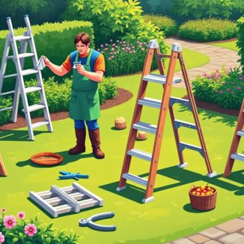 Les échelles de jardin : choix, entretien et avantages