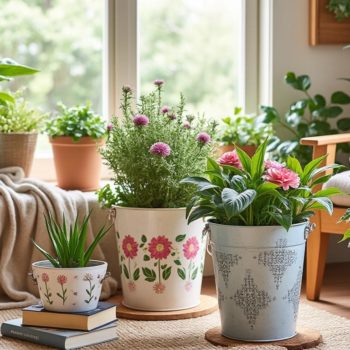 Les seaux décoratifs : idées et astuces pour embellir votre intérieur