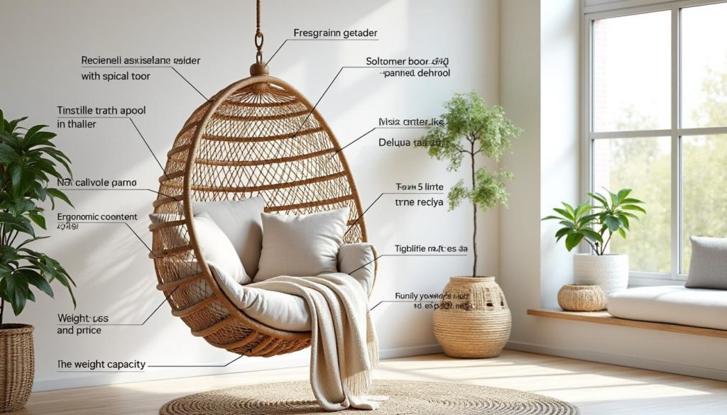 découvrez tout ce qu'il faut savoir sur la chaise suspendue : avantages, styles, matériaux et conseils d'entretien pour apporter une touche unique à votre espace de vie.