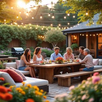 Aménager un jardin convivial : conseils pratiques pour rassembler famille et amis